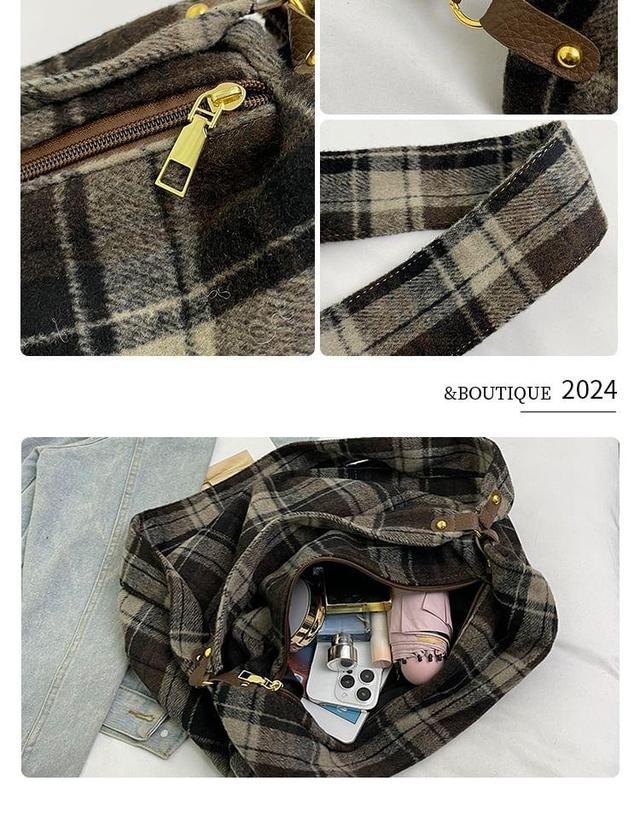 Plaid Tote Bag Product Image