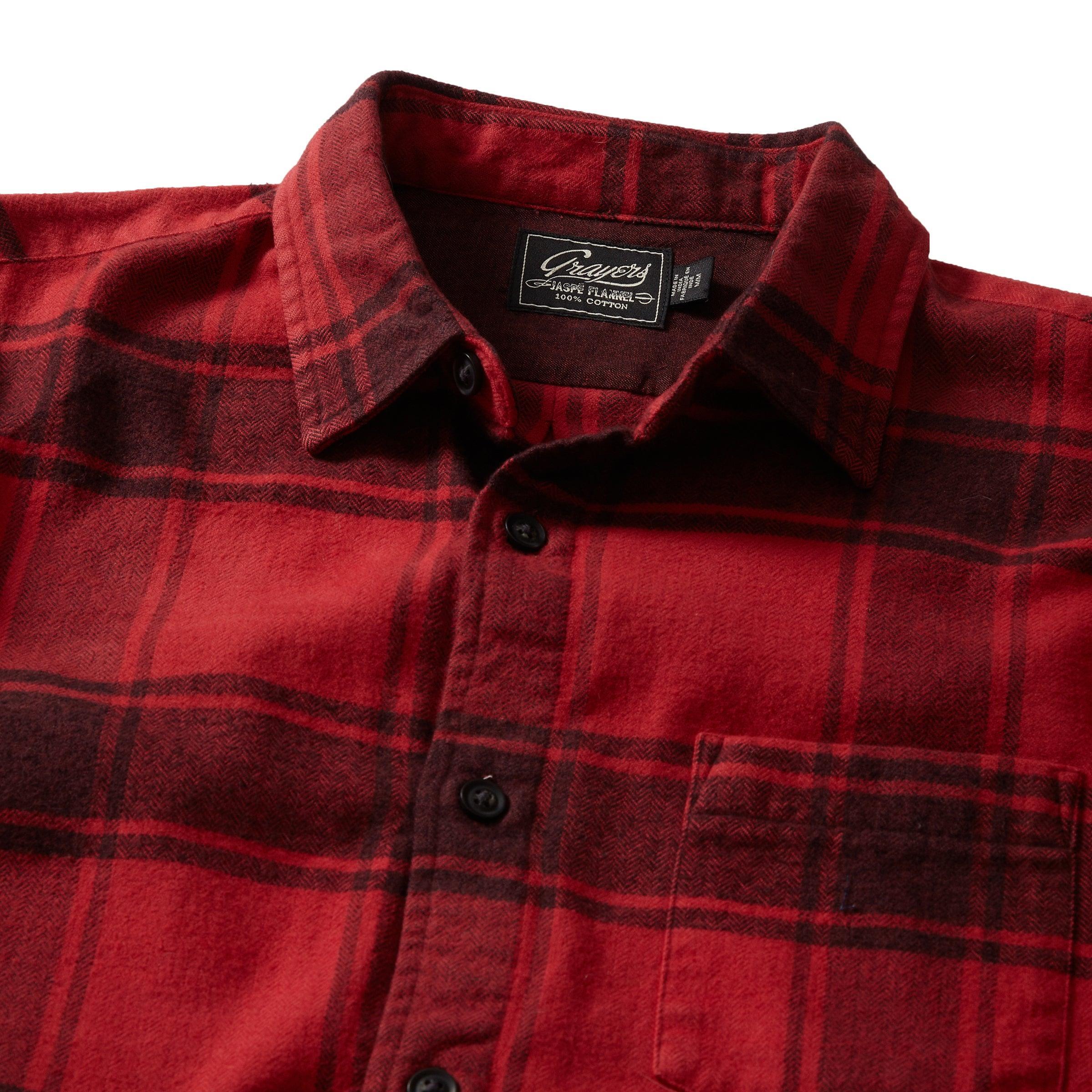 Pembroke Jaspe Flannel - Red Clay Plaid Product Image