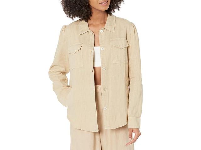 Michael Stars Jay Shacket (Natural) Women's Clothing Product Image