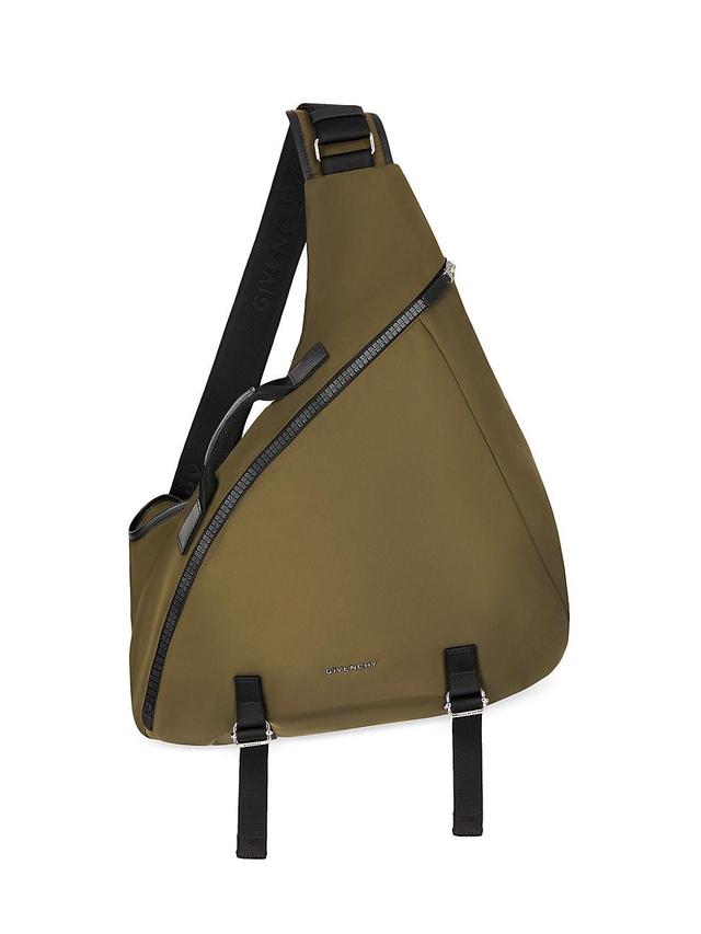 Mens Medium G-Zip Triangle bag in nylon Product Image