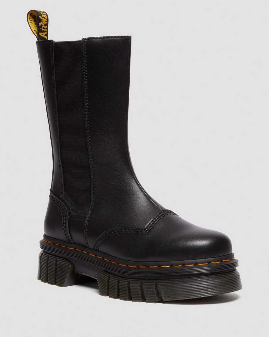 Audrick Tall Nappa Leather Platform Chelsea Boots Product Image