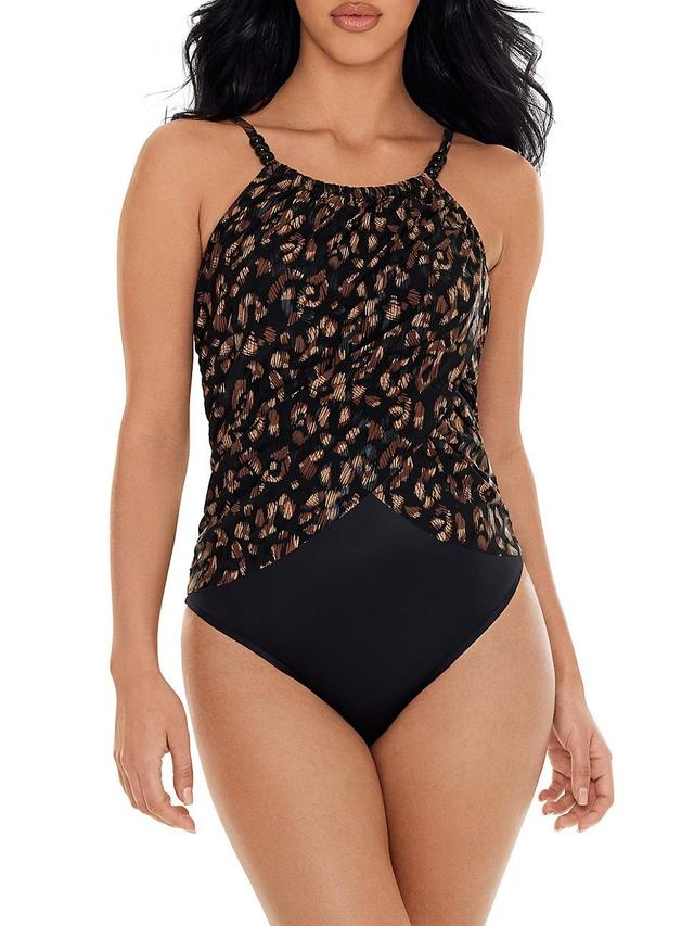 Womens La Paz Lisa Leopard One-Piece Swimsuit Product Image