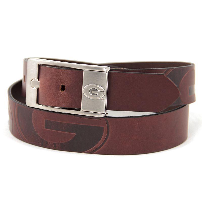 Mens Clemson Tigers Brandish Leather Belt Product Image