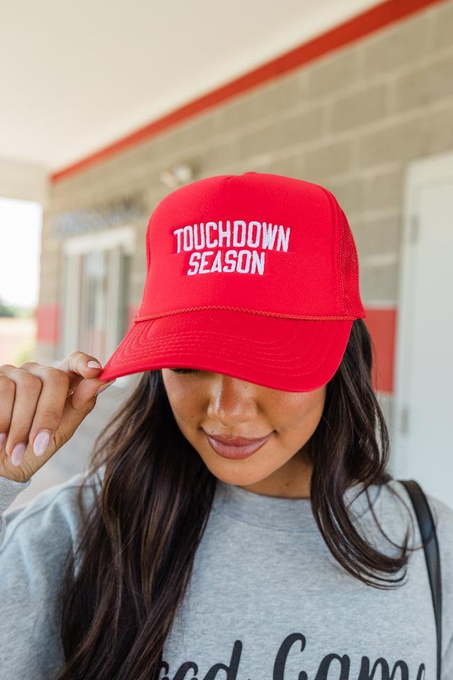 Touchdown Season Red Trucker Hat Product Image