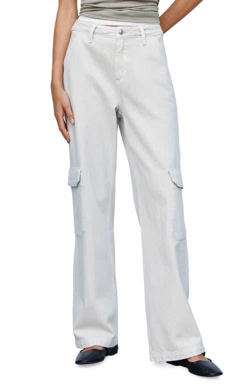 MANGO Wide Leg Cargo Jeans Product Image