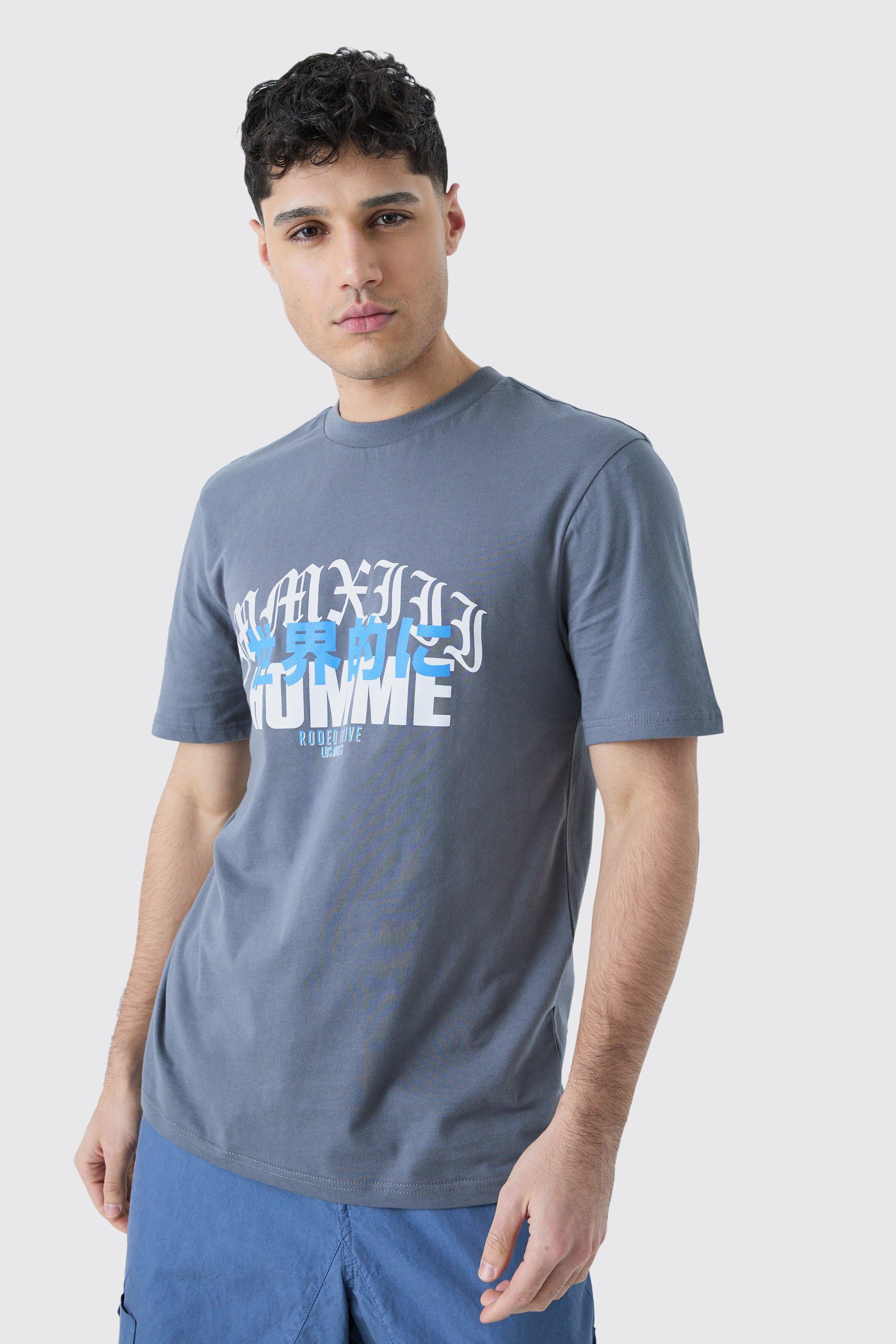 Homme Rodeo Drive T-shirt | boohooMAN USA Product Image