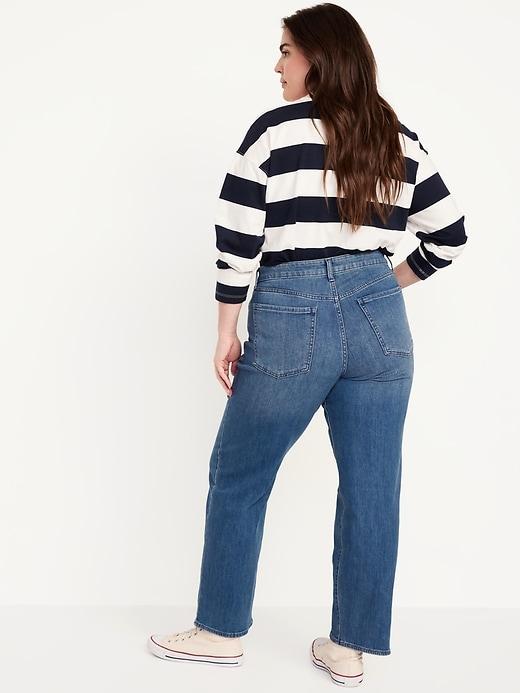 High-Waisted Wow Loose Jeans Product Image