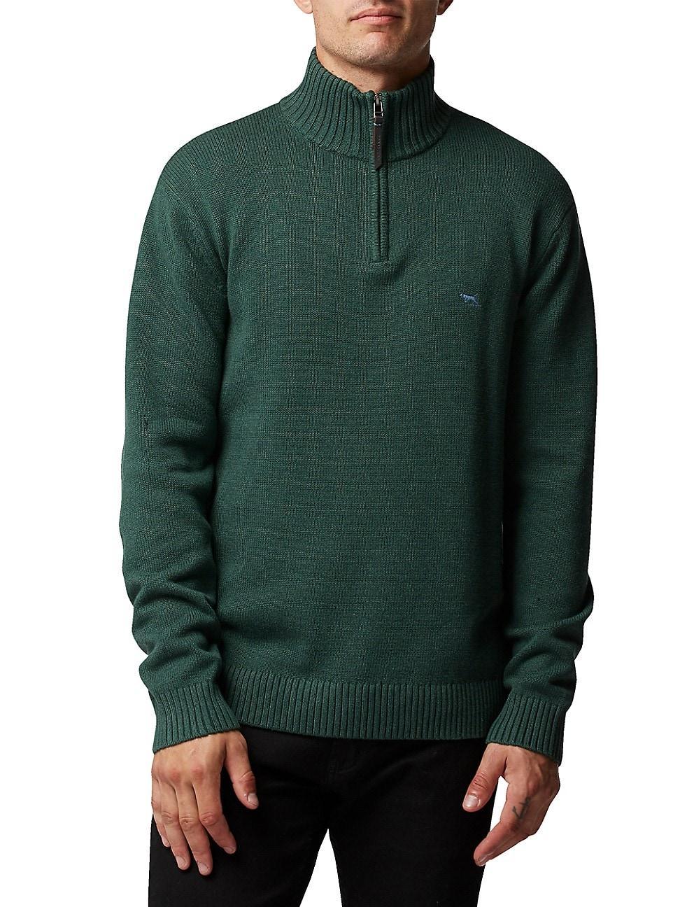 Mens Merrick Bay Quarter-Zip Sweater Product Image