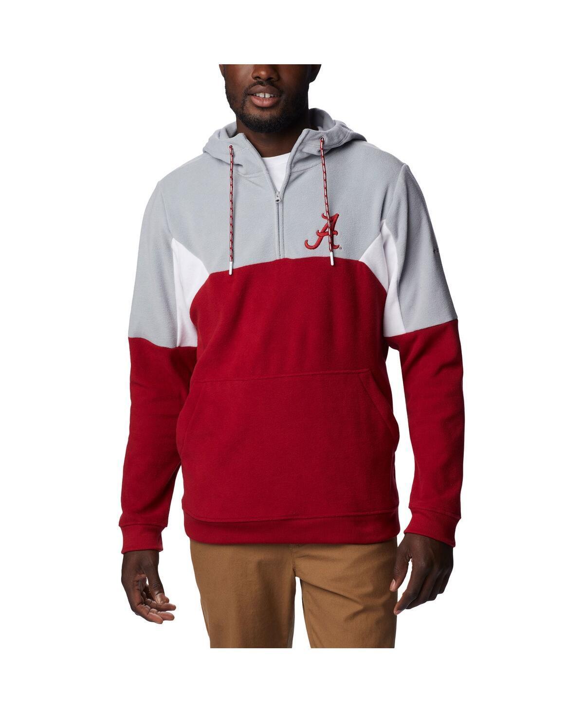 Mens Columbia Crimson Alabama Crimson Tide Lodge Quarter-Zip Hoodie Product Image