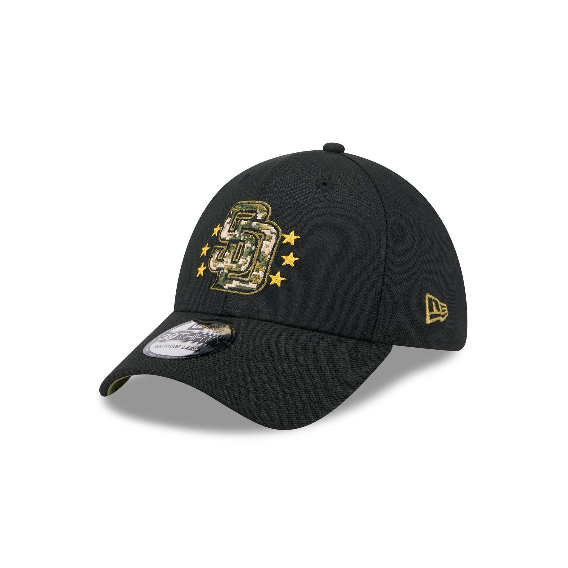 San Diego Padres Armed Forces Day 2024 39THIRTY Stretch Fit Hat Male Product Image