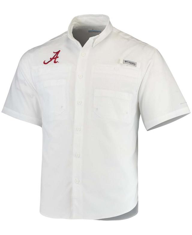 Mens White Alabama Crimson Tide Tamiami Shirt Product Image