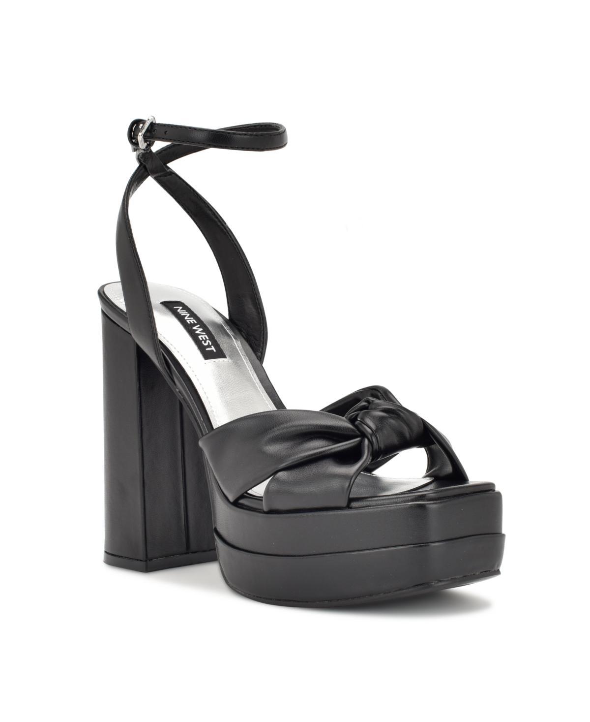 Nine West Womens Vivid Ankle Strap Platform Dress Sandals Product Image