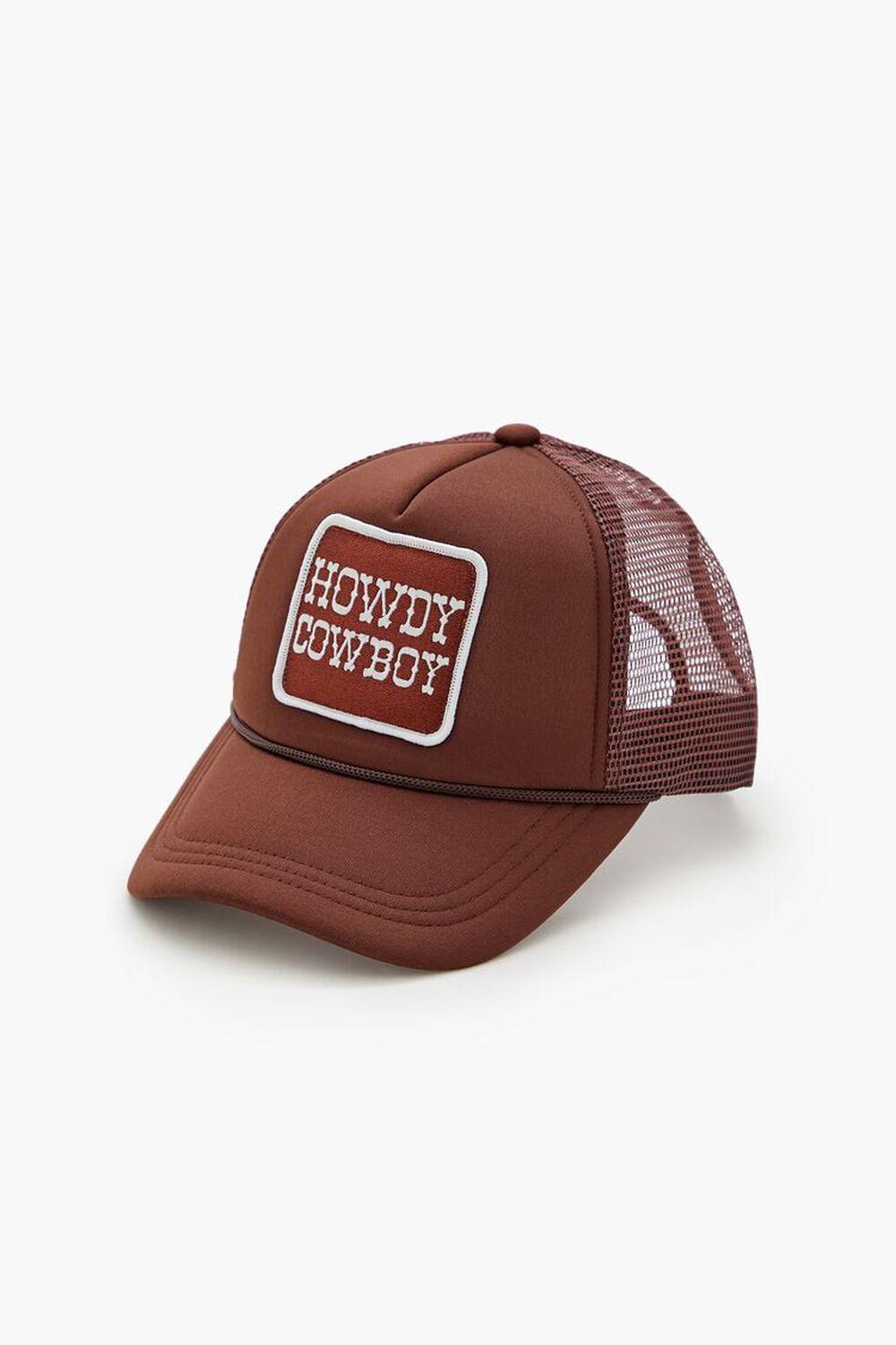 Howdy Cowboy Patch Trucker Hat | Forever 21 Product Image