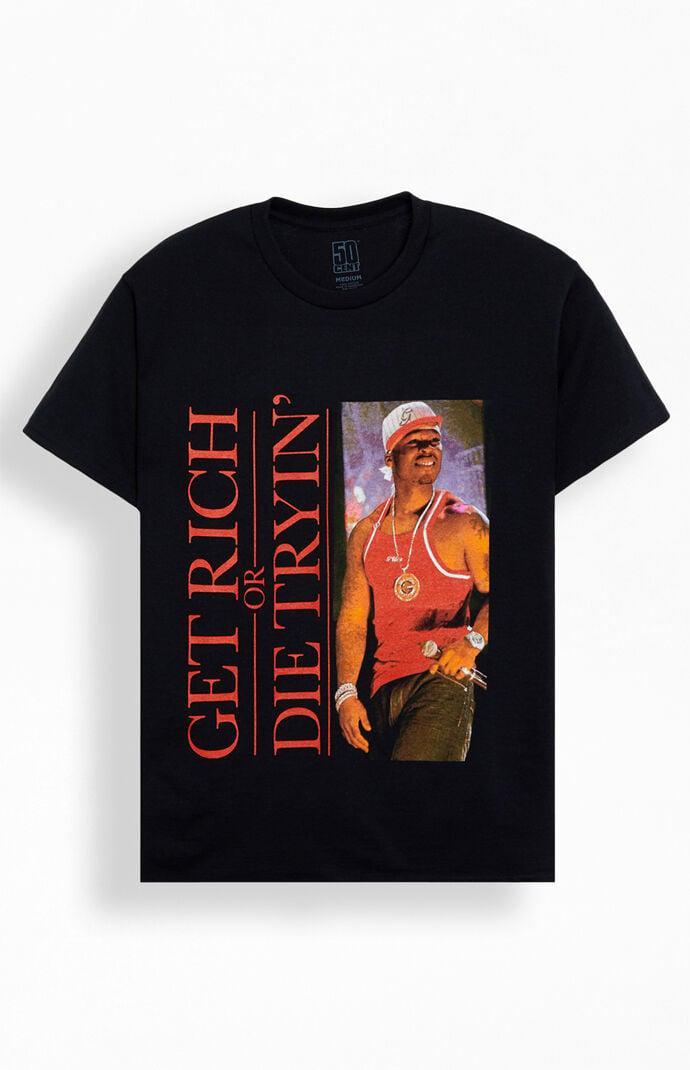 Men's 50 Cent Get Rich Or Die Tryin' T-Shirt Product Image