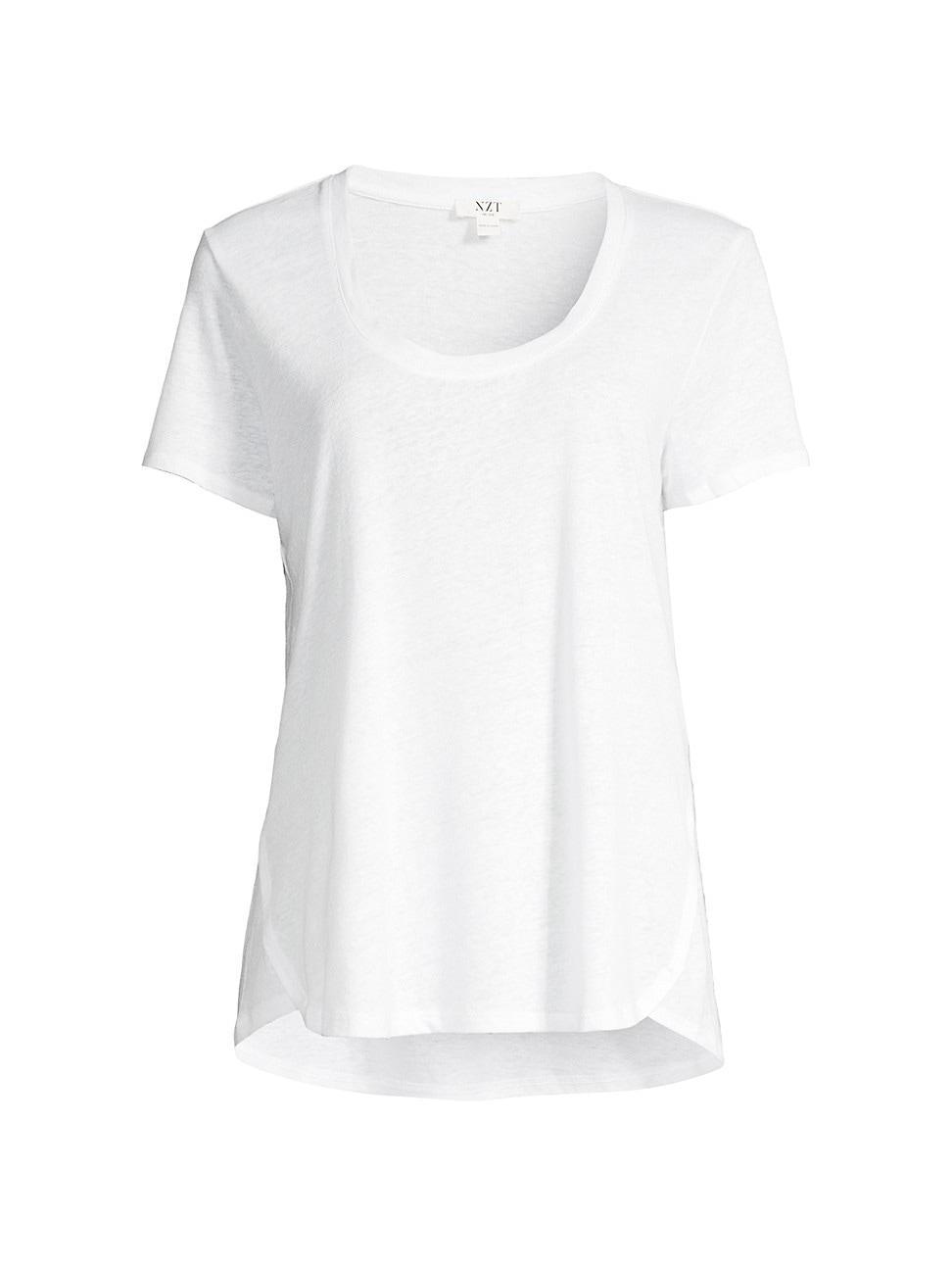 NZT by NIC+ZOE Stretch Cotton Shirttail T-Shirt Product Image