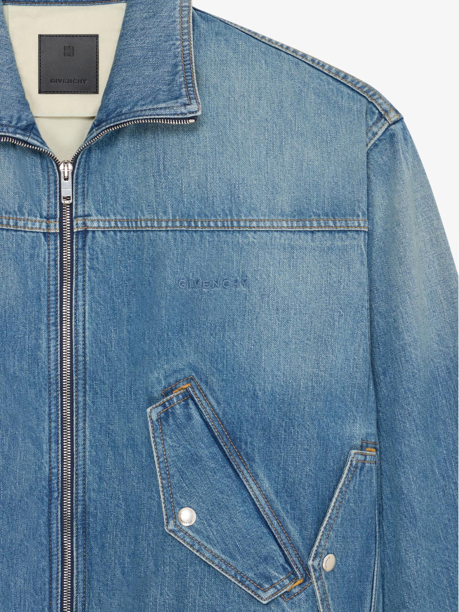 Bomber jacket in denim Product Image