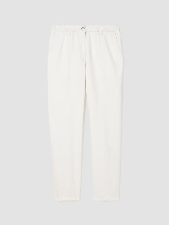 EILEEN FISHER Undyed Utility Organic Cotton Tapered Pantfemale Product Image