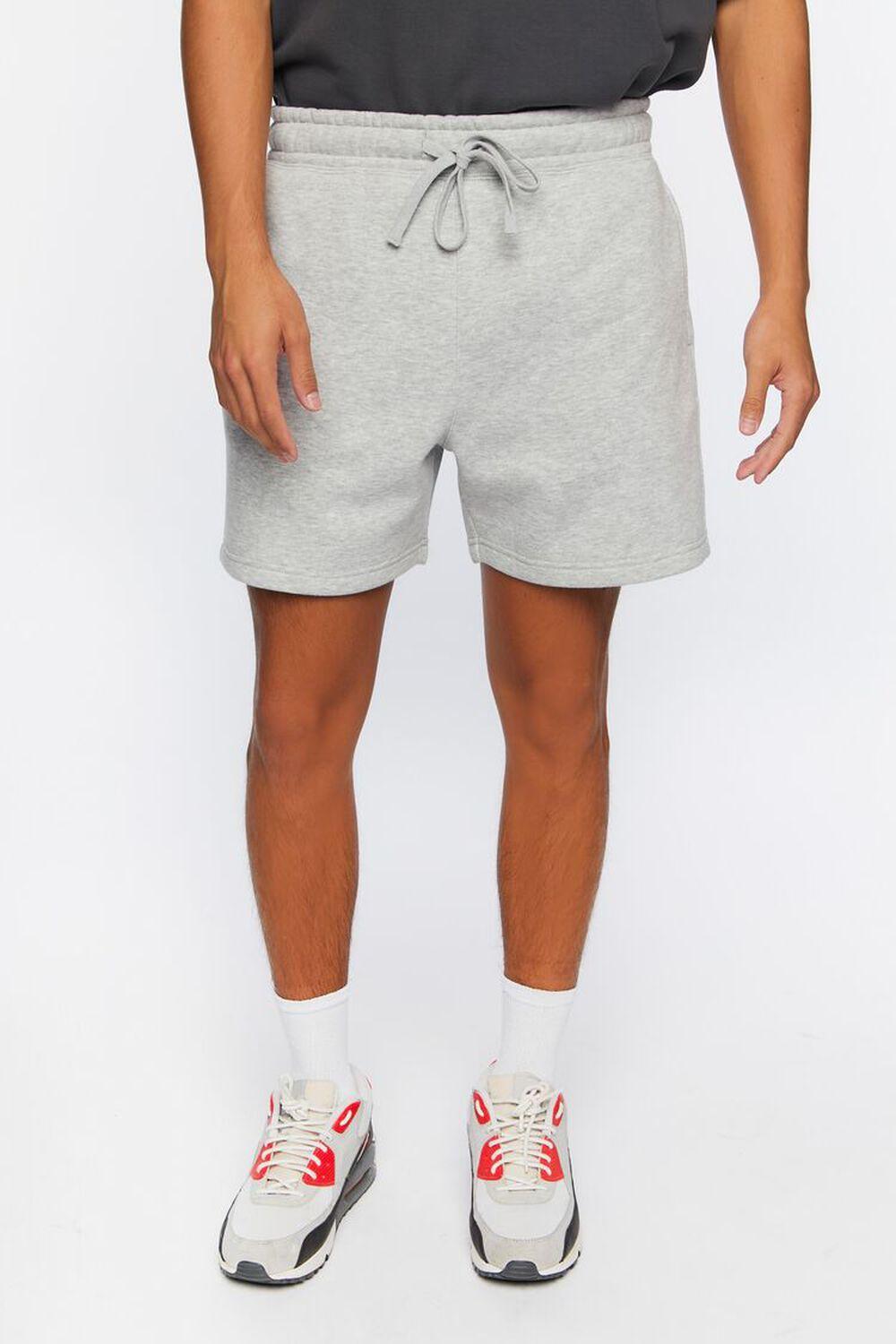 Heathered Drawstring Shorts | Forever 21 Product Image