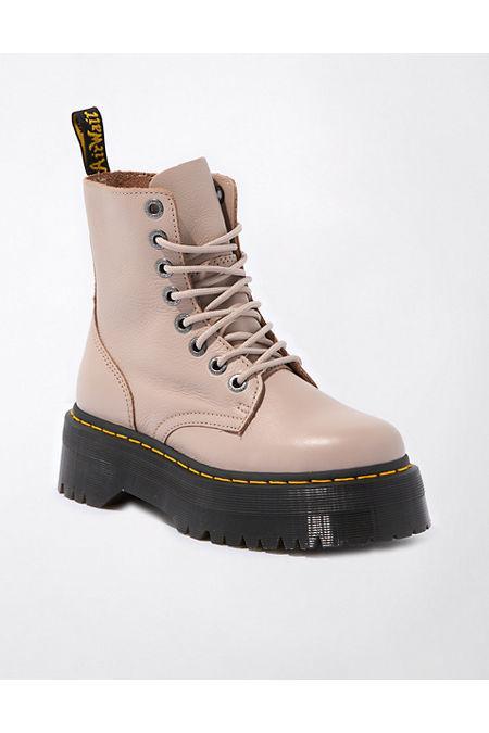 Dr. Martens Womens Jadon III Pisa Leather Platform Boot Womens Bone Khaki 7 Product Image