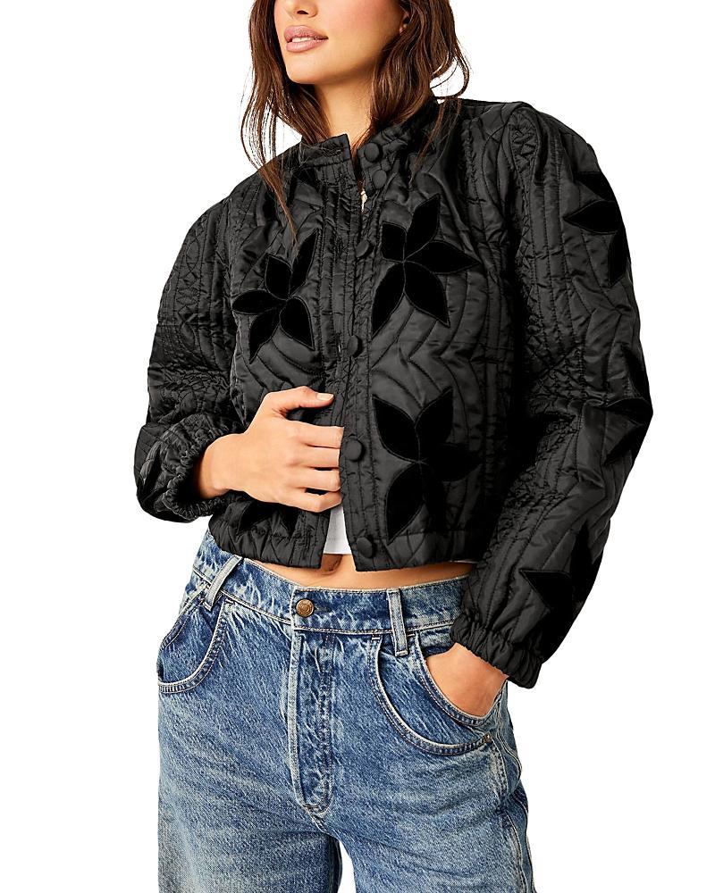 Womens Quinn Cropped Quilted Jacket Product Image