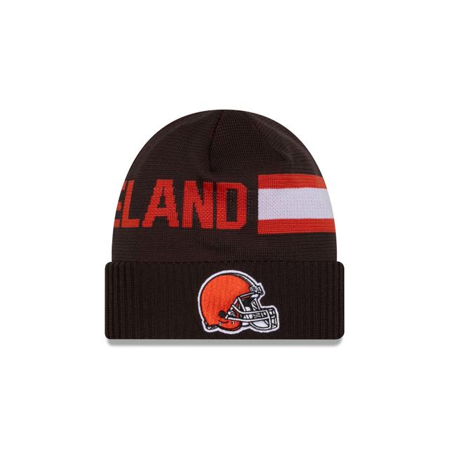 Cleveland Browns 2024 Cold Weather Tech Knit Beanie Male Product Image