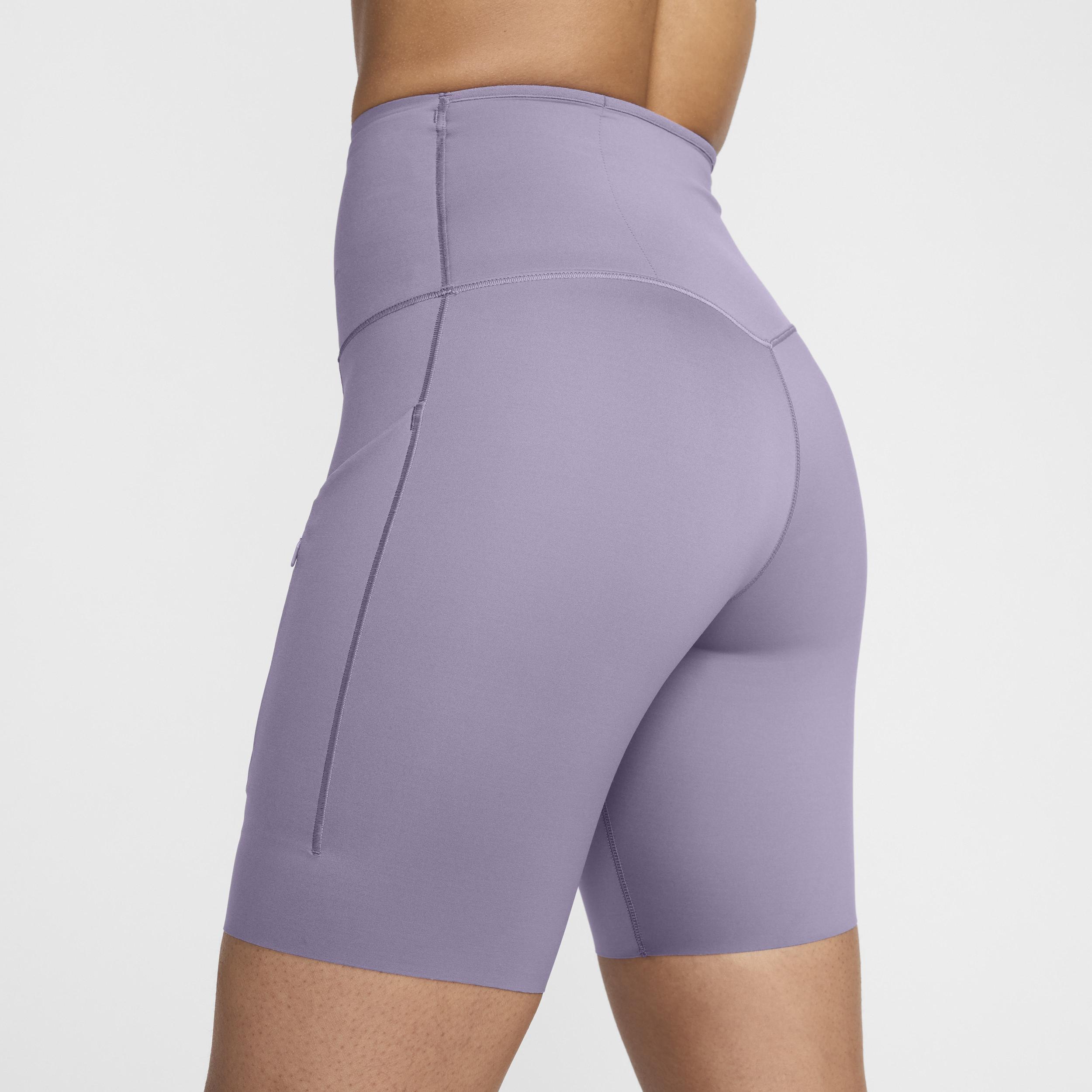 Nike Women's Go Firm-Support High-Waisted 8" Biker Shorts with Pockets Product Image