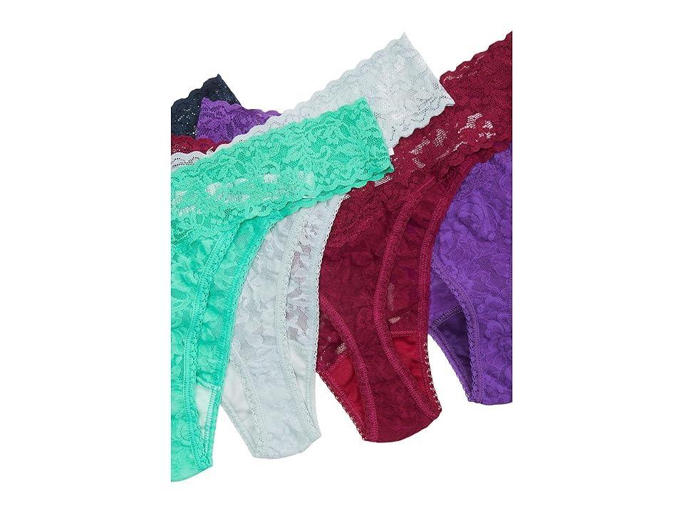 Signature Lace Original Rise Thong Fashion 5-Pack Product Image