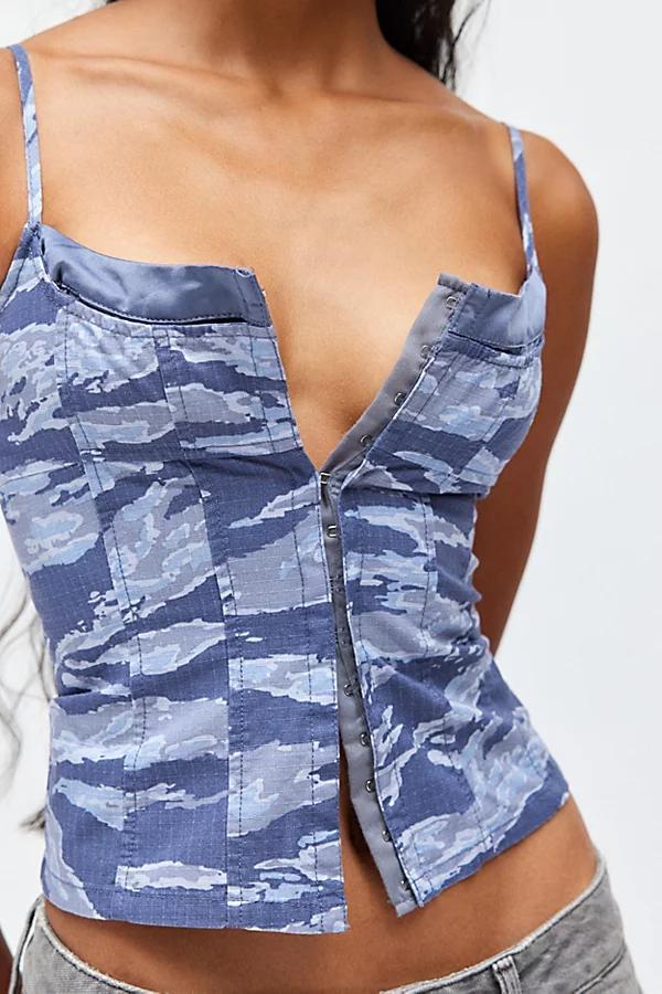 BDG Neomi Printed Twill Crop Cami Womens at Urban Outfitters Product Image