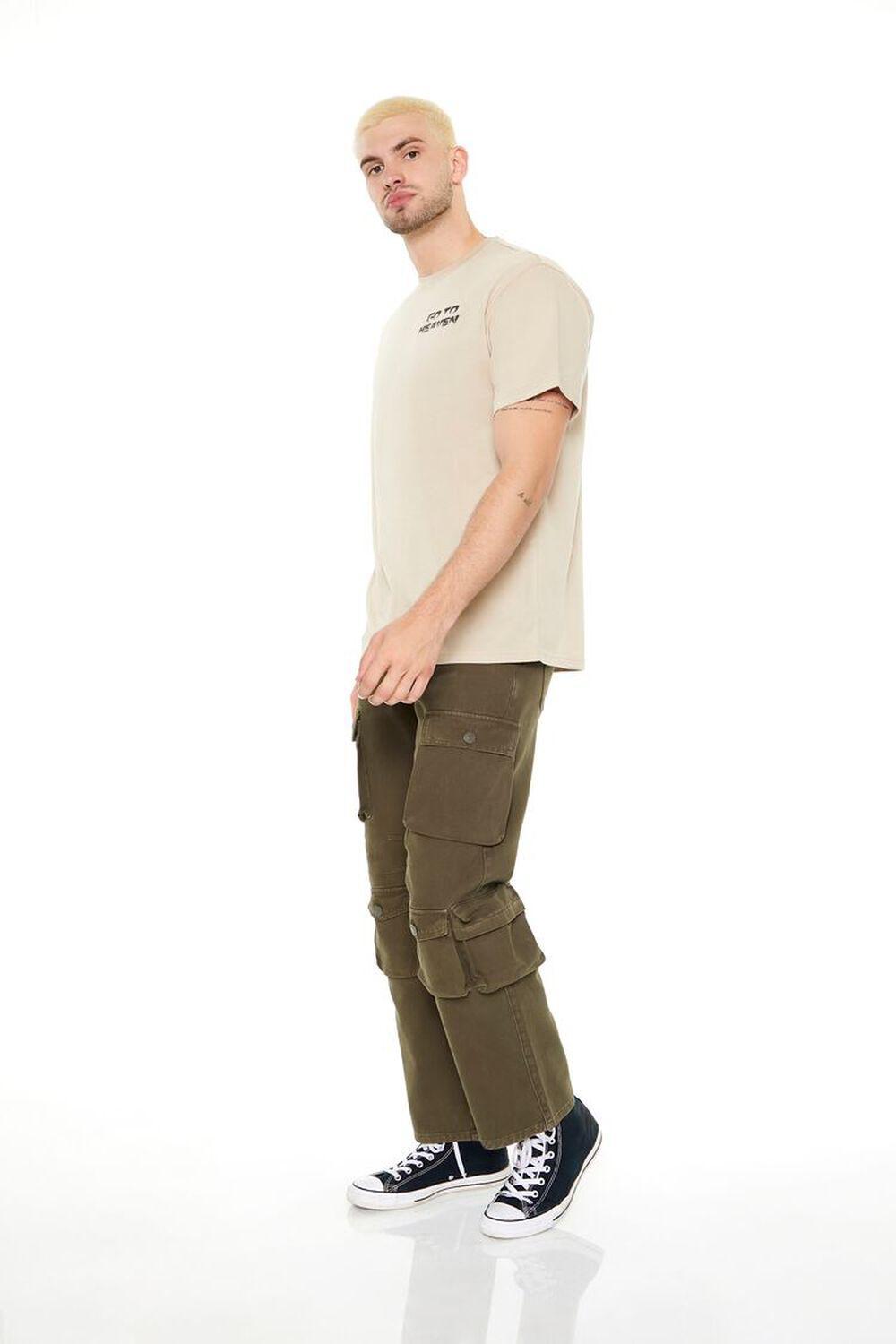 Cargo Straight-Leg Jeans | Forever 21 Product Image