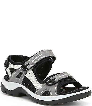 ECCO Yucatan Adjustable Strap Leather Sandals Product Image