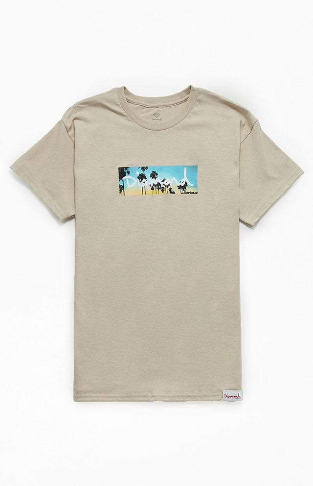 Diamond Supply Co Men's Palm Trees Box Logo T-Shirt Product Image