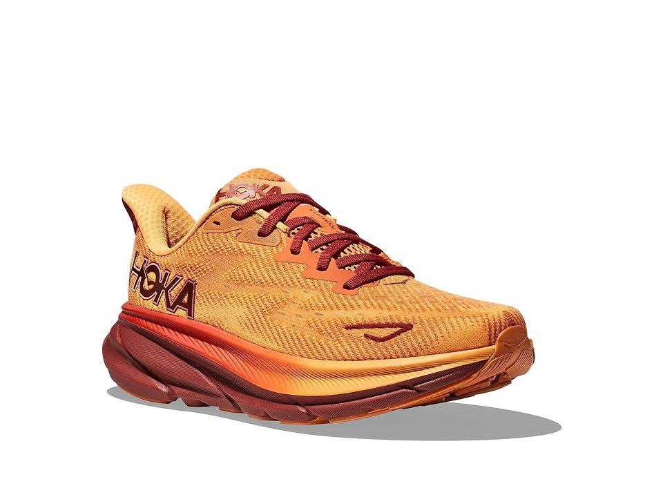 Hoka Mens HOKA Clifton 9 - Shoes Orange/Orange Product Image