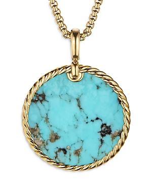 Womens Elements 18K Yellow Gold & Gemstone Pendant Product Image