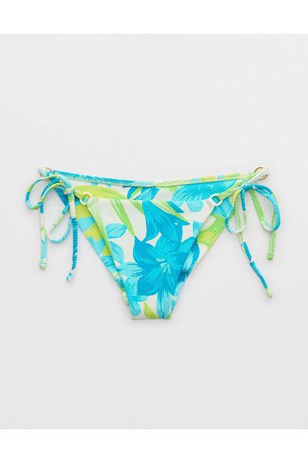 Aerie Shine Rib Cheekiest Tie Bikini Bottom Women's Product Image