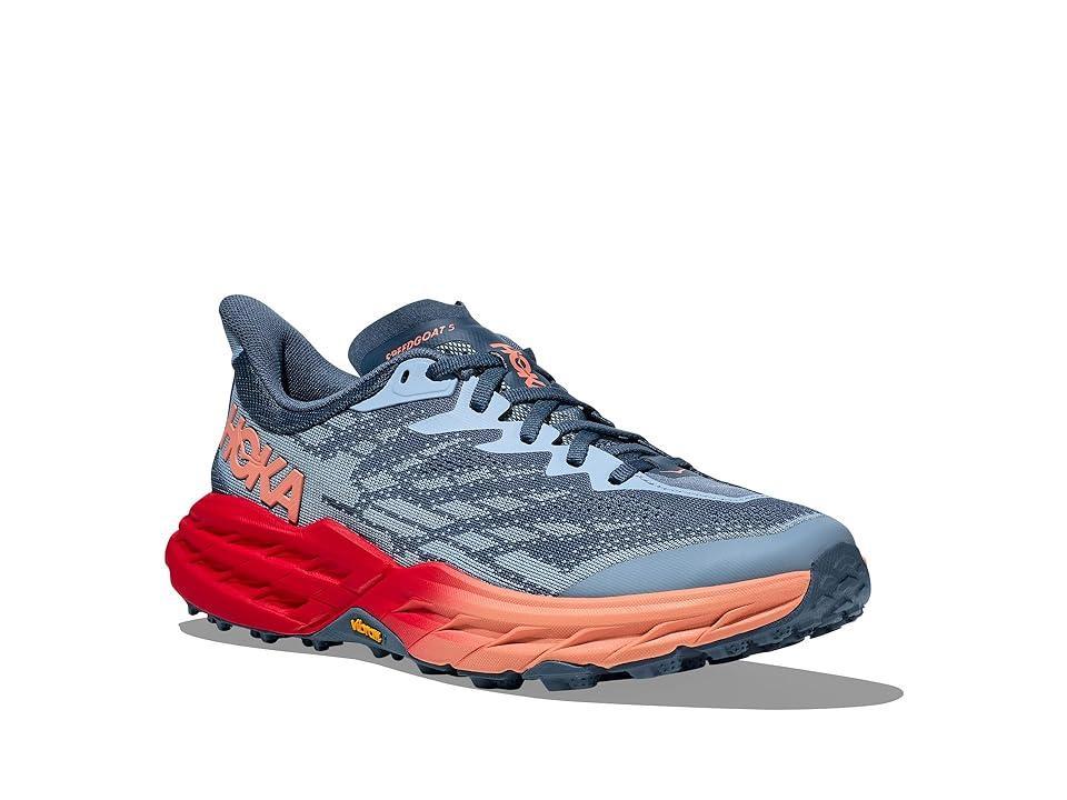 Hoka Speedgoat 5 (Real Teal/Papaya) Women's Shoes Product Image