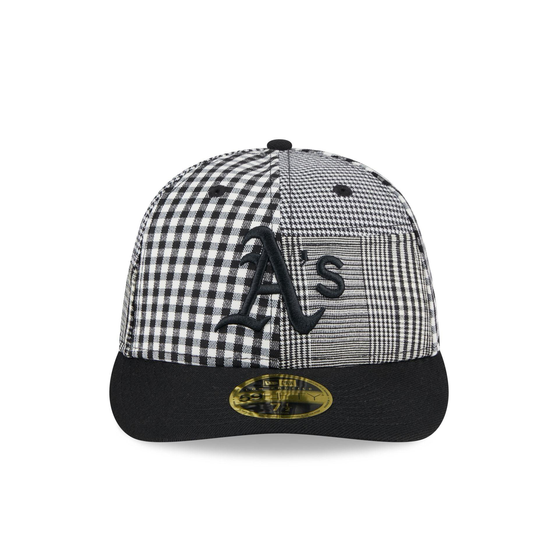 Oakland Athletics Patch Plaid Low Profile 59FIFTY Fitted Hat Male Product Image