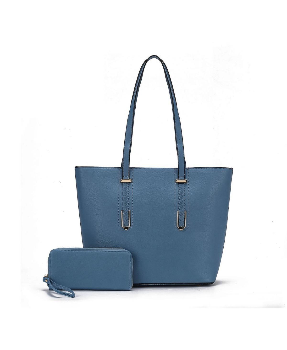 Mkf Collection Mina Handbag Set Women s Tote Bag and Wristlet Wallet by Mia K Product Image