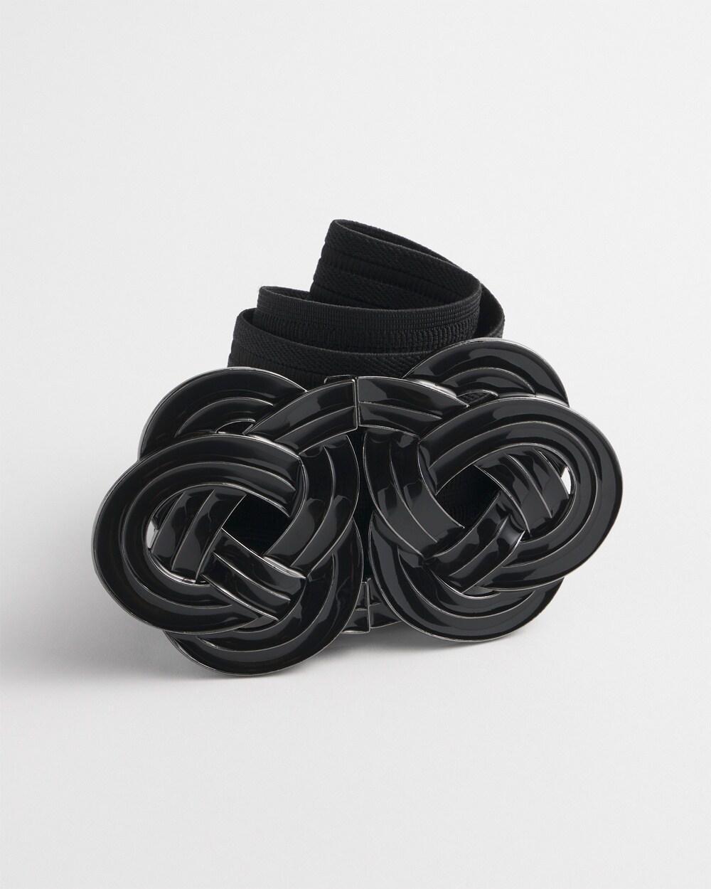 Ornate Black Stretch Belt Product Image