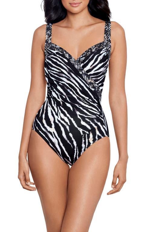 Miraclesuit Tigre Sombre Sanibel Underwire One-Piece Swimsuit Product Image