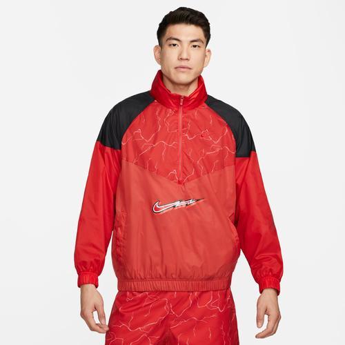 Nike Mens Nike Electric Anorak Jacket - Mens Red/Black Product Image