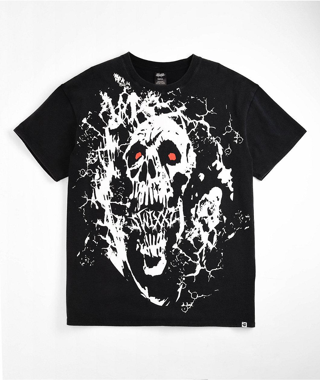 SWIXXZ Grunge Black Wash T-Shirt Product Image