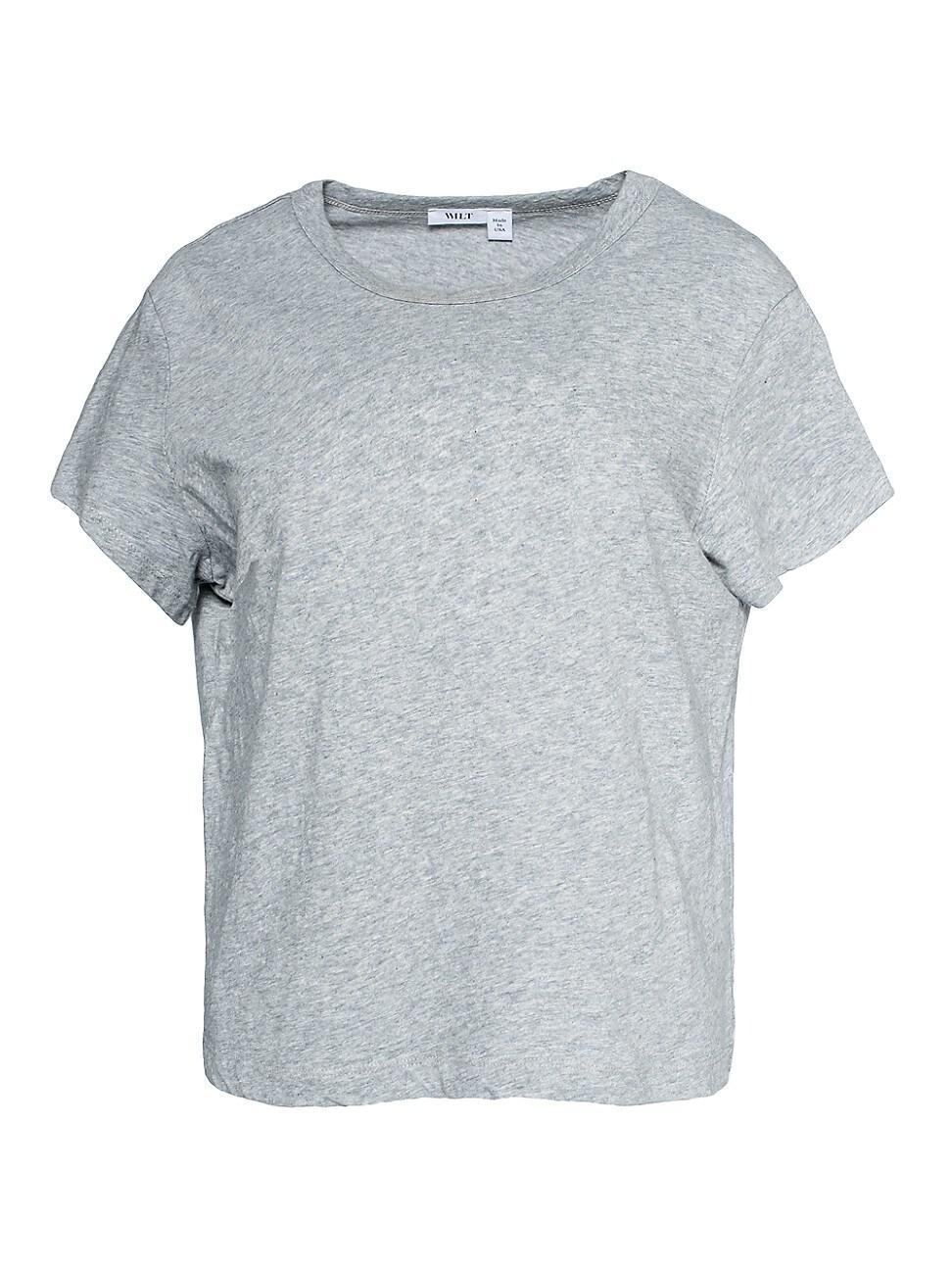 Womens Crop Boxy Short Sleeve Crew Tee Product Image