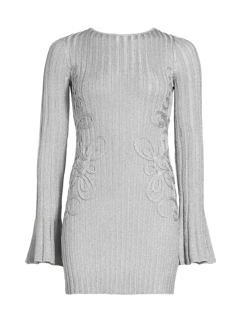 Niamh Rib-Knit Minidress Product Image