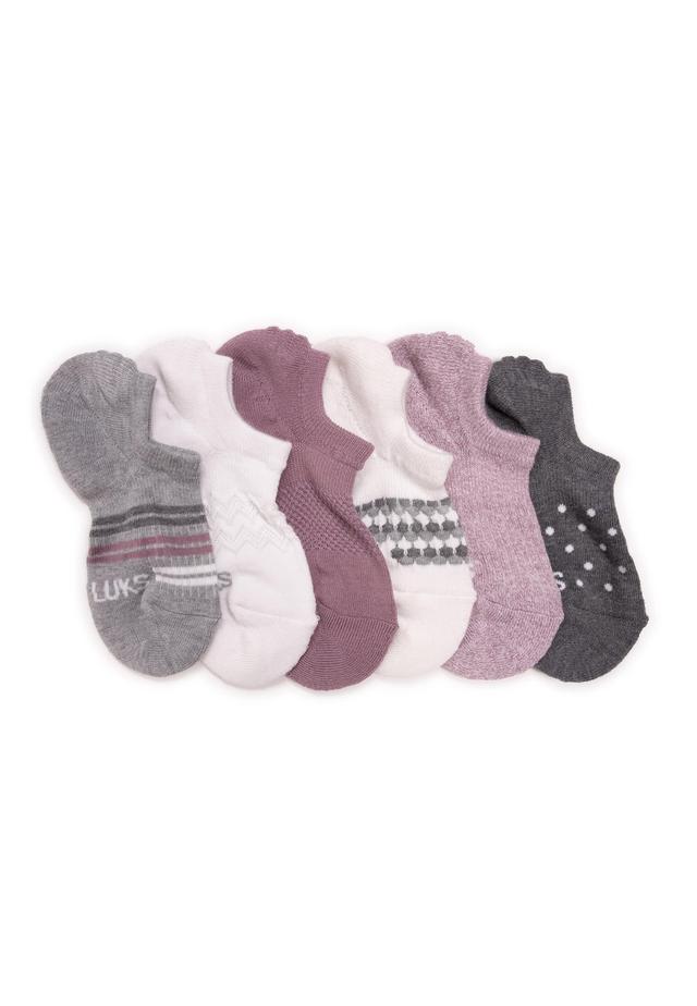 MUK LUKS Womens 6 Pack Dream Step No Show Socks Product Image