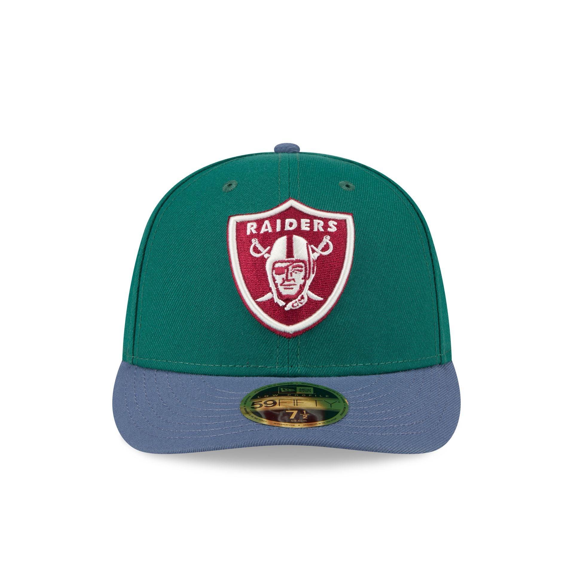 Las Vegas Raiders Green Gemstone Low Profile 59FIFTY Fitted Hat Male Product Image