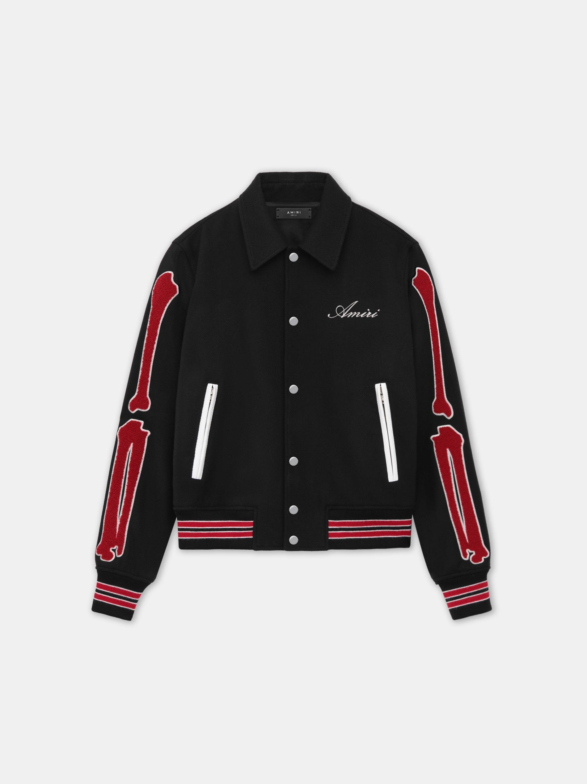 BONES JACKET - Black Red Male Product Image