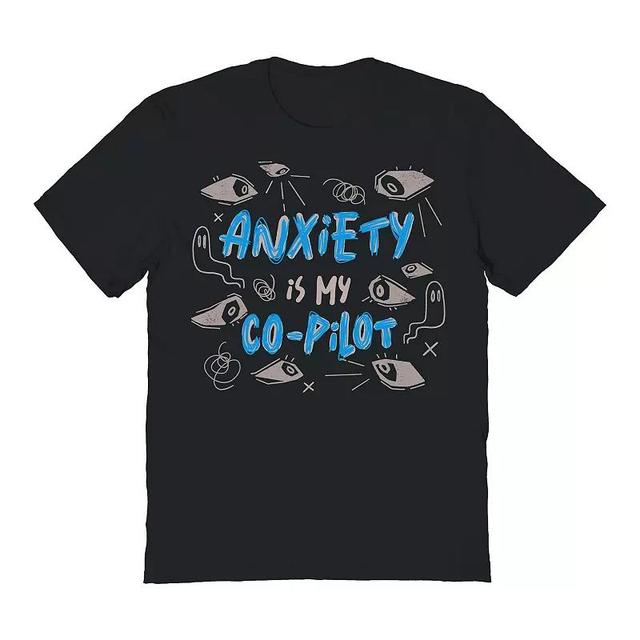 Mens COLAB89 by Threadless Anxiety Is My Co Pilot Graphic Tee Product Image