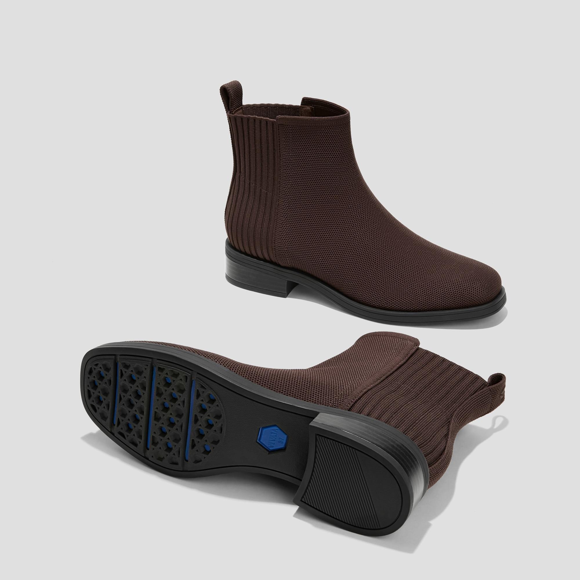 Square-Toe Ankle Chelsea Boots (Celina) Product Image