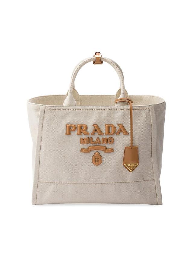 Womens Large Linen Blend Tote Bag Product Image