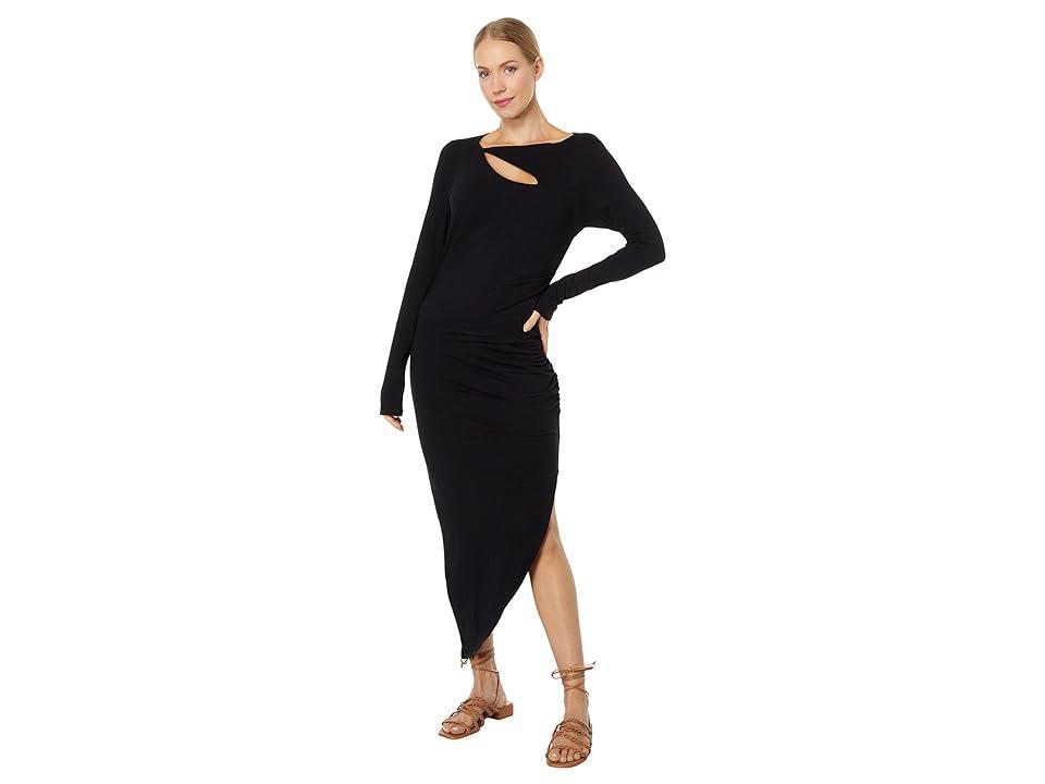 SUNDRY Drape Cutout Dress Women's Clothing Product Image